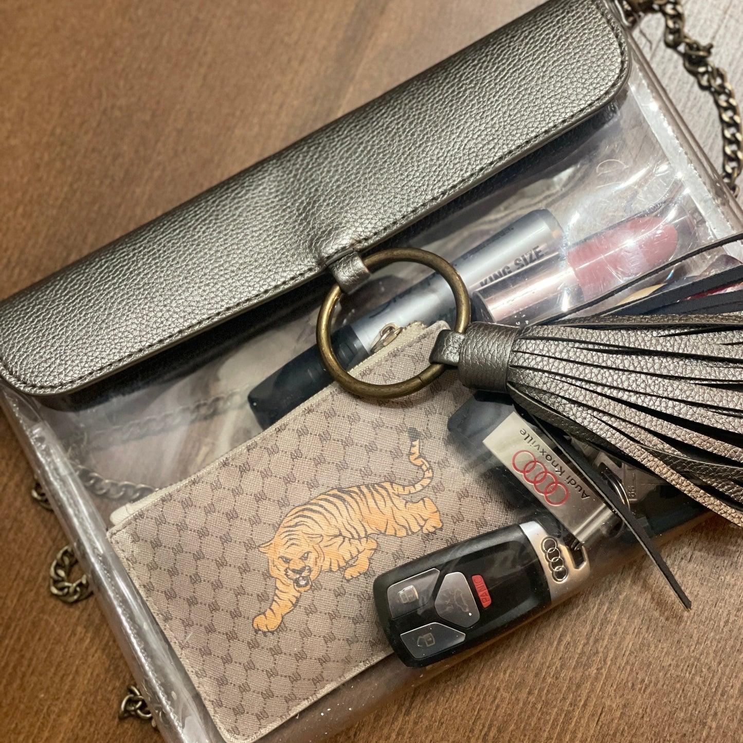 Auburn Luxury Inspired Mini Clutch Bag/ Wallet