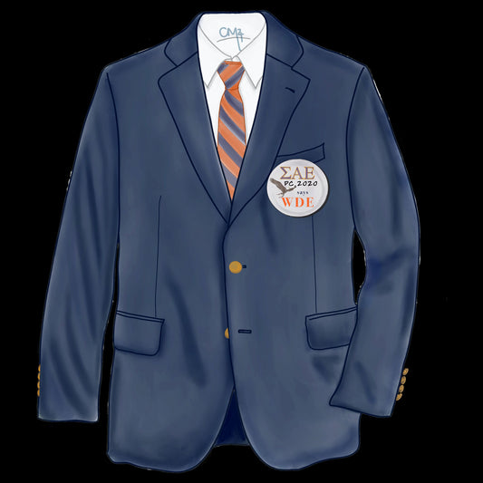 Auburn Fraternity Pledge Acrylic Ornament